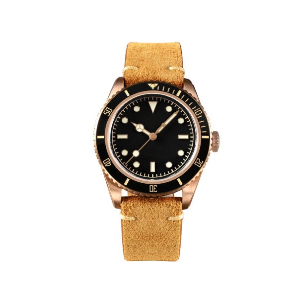 Custom Made CUSN8 Bronze Watch with Automatic Movement and Logo - Beryl Watch