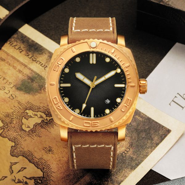 Bulk Production of Luxury Custom Watches High Quality Bronze Watch Case CUSN8 - Beryl Watch