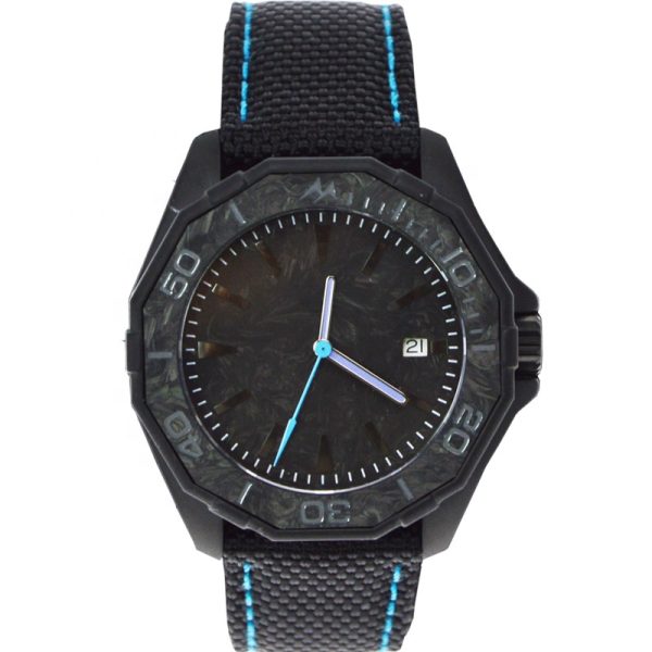 Carbon Forged Watch Case for Customized Mens NH35 Dive Watches - Beryl Watch