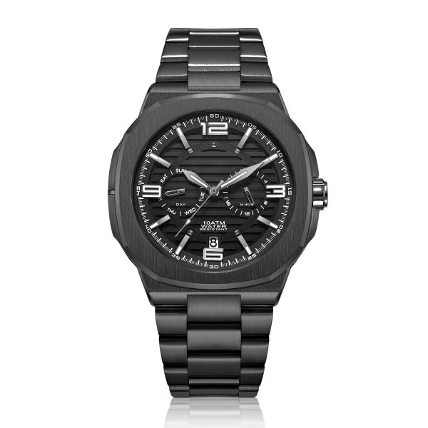 Luxury Wristwatch with Custom Logo by Expert Custom Watch Manufacturer Swiss Made Stainless Steel Chrono Watches for Men - Beryl Watch