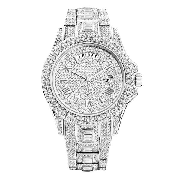 Discover Luxury Watch Custom Options Rolex Diamond Watch 44mm and Bulk Diamond Watches with Real Natural Diamonds for Men - Beryl Watch