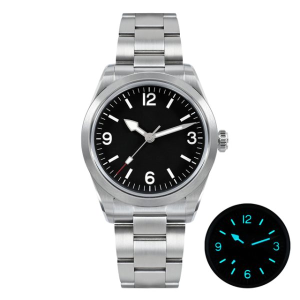 Custom stainless steel automatic watch for men and women with logo - Beryl Watch