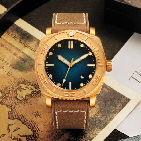 Bulk Production of Luxury Custom Watches High Quality Bronze Watch Case CUSN8 - Beryl Watch