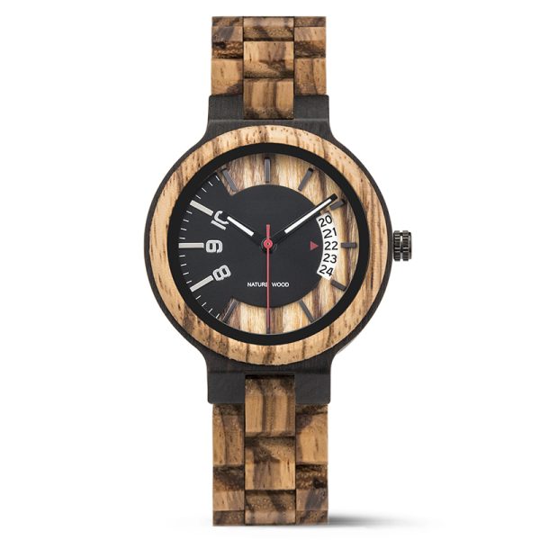 Wooden engraved watches with your logo for men and women - Beryl Watch