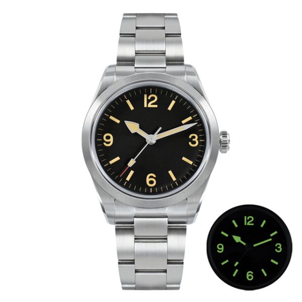 Custom stainless steel automatic watch for men and women with logo - Beryl Watch