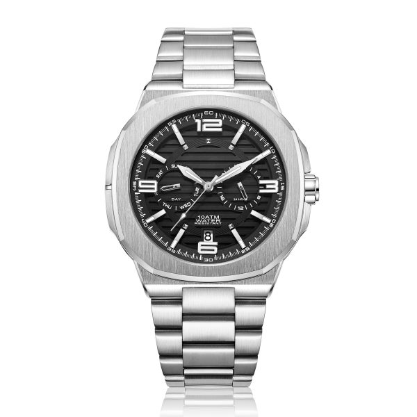Luxury Wristwatch with Custom Logo by Expert Custom Watch Manufacturer Swiss Made Stainless Steel Chrono Watches for Men - Beryl Watch