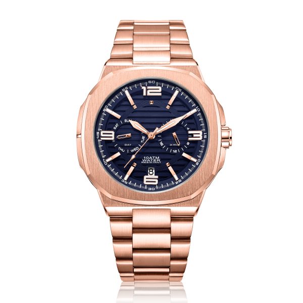 Luxury Wristwatch with Custom Logo by Expert Custom Watch Manufacturer Swiss Made Stainless Steel Chrono Watches for Men - Beryl Watch