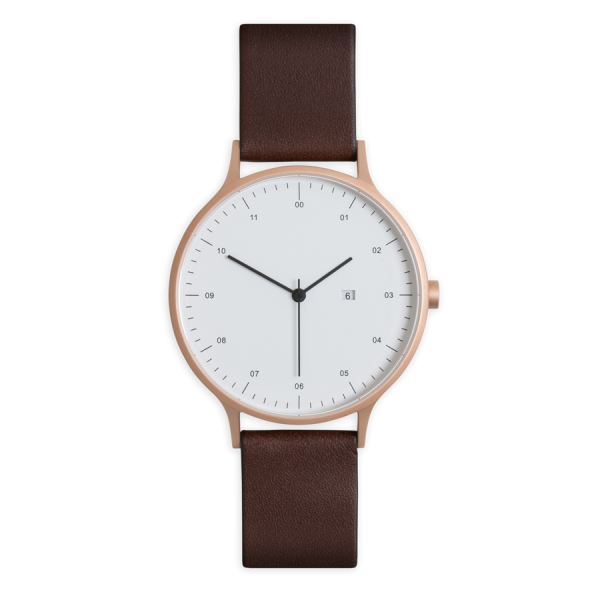 Minimalist watch supplier custom design unisex leather watch with logo for mens and women - Beryl Watch