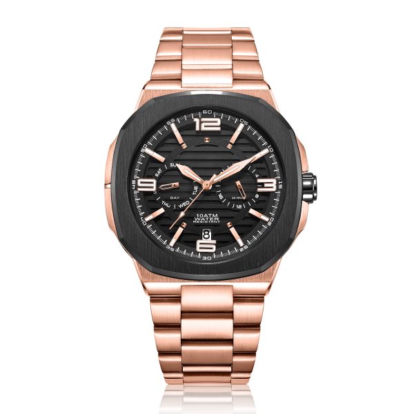 Luxury Wristwatch with Custom Logo by Expert Custom Watch Manufacturer Swiss Made Stainless Steel Chrono Watches for Men - Beryl Watch