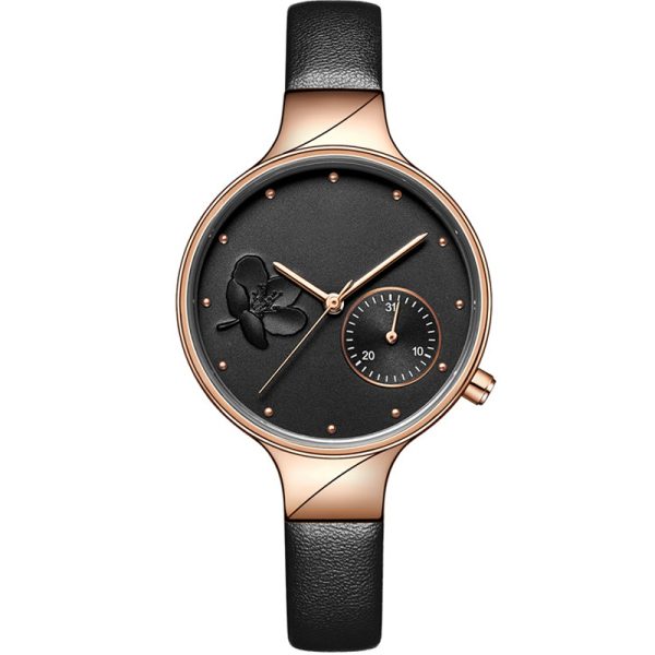 Women watches luxury customize logo oem minimalist with vegan leather strap - Beryl Watch
