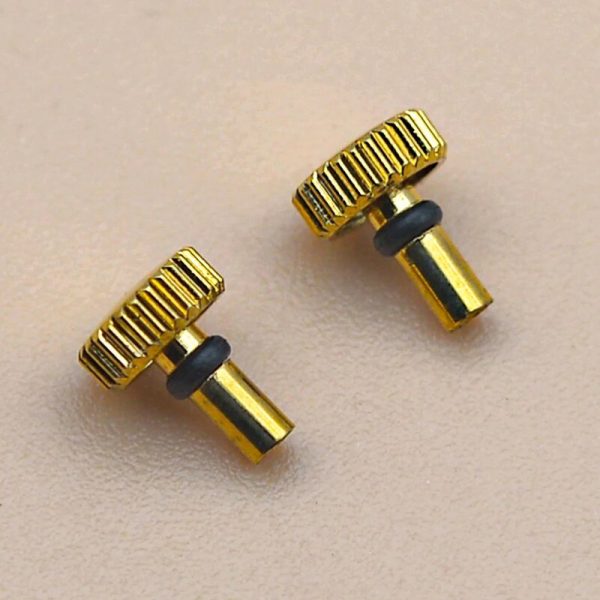 Brass watch crown manufacture custom cnc logo price - Beryl Watch