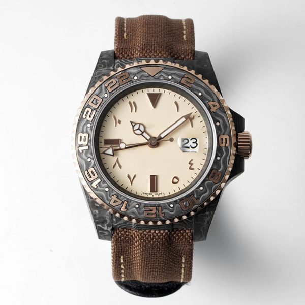 Carbon Forged Watch Case and Fiber Parts for Custom Dive Watches with Swiss Movement - Beryl Watch