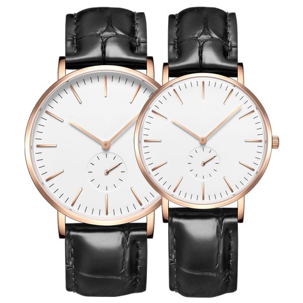 Watch supplier customise couple watches waterproof with stainless steel mesh band - Beryl Watch