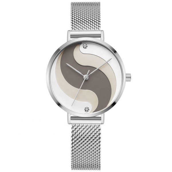 Custom watch makers customized waterproof mesh watch logo for woman - Beryl Watch