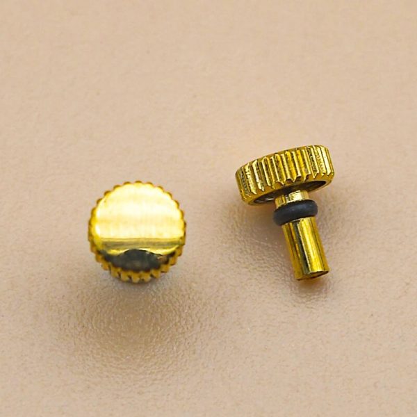 Brass watch crown manufacture custom cnc logo price - Beryl Watch