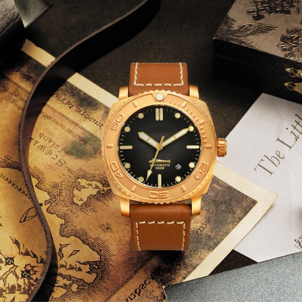 Bulk Production of Luxury Custom Watches High Quality Bronze Watch Case CUSN8 - Beryl Watch