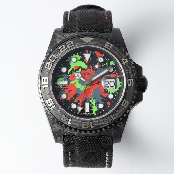 Carbon Forged Watch Case and Fiber Parts for Custom Dive Watches with Swiss Movement - Beryl Watch