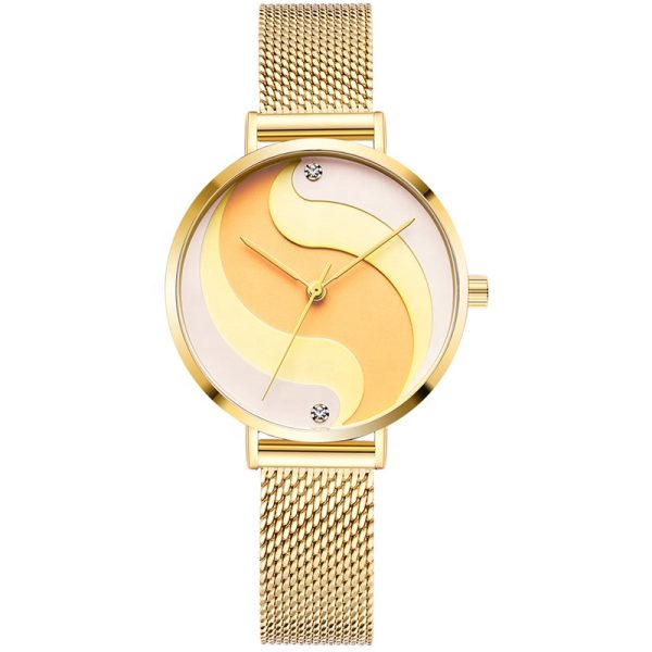 Custom watch makers customized waterproof mesh watch logo for woman - Beryl Watch