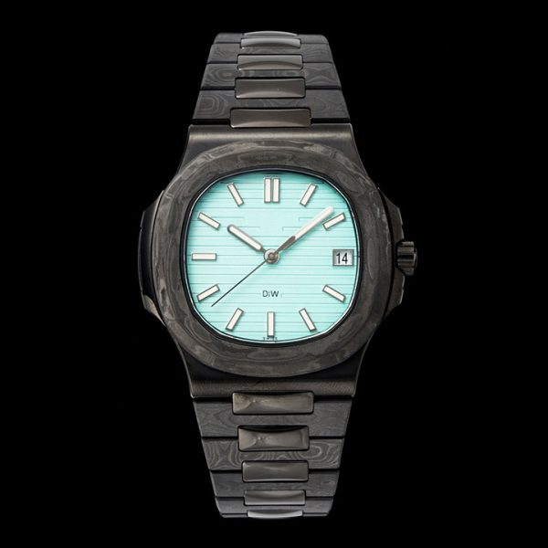 Mechanical Carbon Fiber Watch Custom Logo for Men AP Forged Carbon Series - Beryl Watch