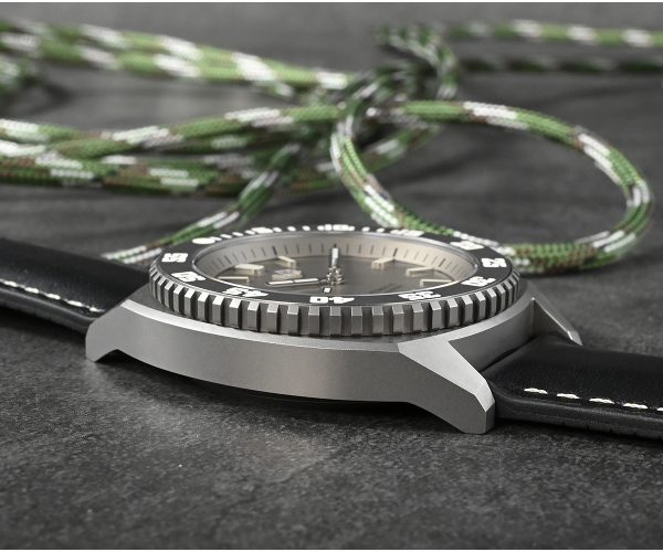 OEM Customised Titanium Watch Case with Swiss Made Automatic Movt for Mans Waterproof Titanium Diver Watch from Custom Watch Maker - Beryl Watch