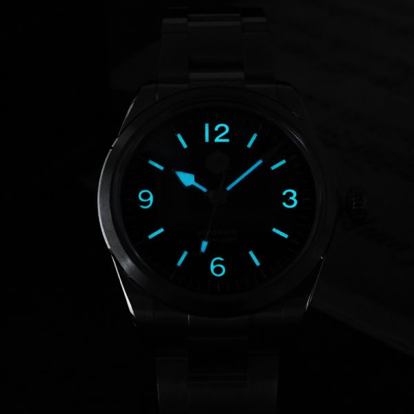 Custom stainless steel automatic watch for men and women with logo - Beryl Watch