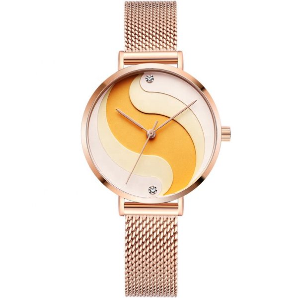 Custom watch makers customized waterproof mesh watch logo for woman - Beryl Watch