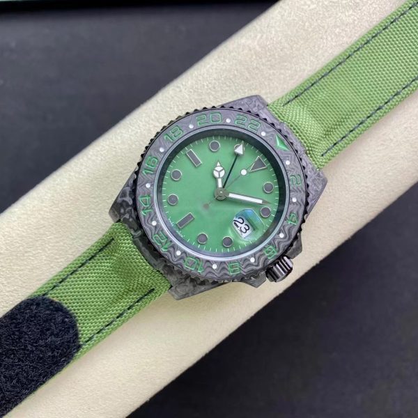 Carbon Forged Watch Case and Fiber Parts for Custom Dive Watches with Swiss Movement - Beryl Watch