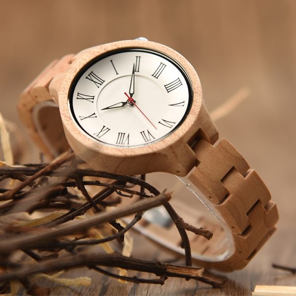 Wooden watch maker custom making woman wooden watches with your company logo - Beryl Watch