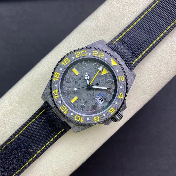 Carbon Forged Watch Case and Fiber Parts for Custom Dive Watches with Swiss Movement - Beryl Watch