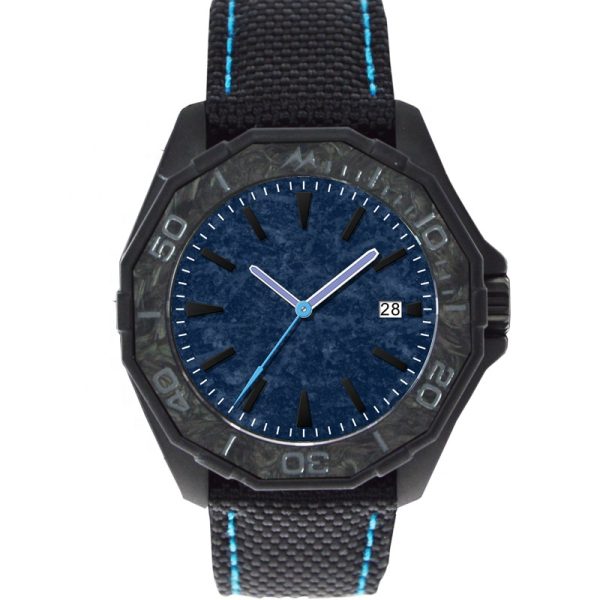 Carbon Forged Watch Case for Customized Mens NH35 Dive Watches - Beryl Watch