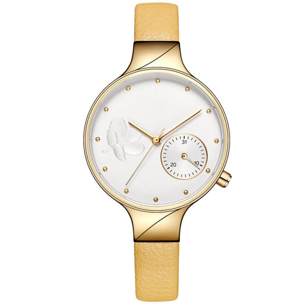 Women watches luxury customize logo oem minimalist with vegan leather strap - Beryl Watch