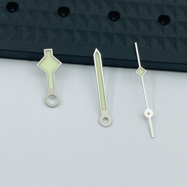 Custom watch hands for Sellita automatic quartz movement watches - Beryl Watch