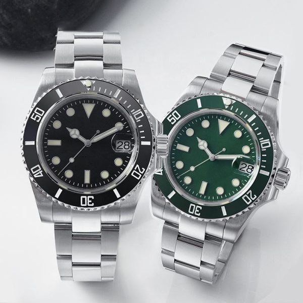 Custom Watch Automatic with Swiss Movement 10 ATM Waterproof Dive Watch by Expert Custom Watch Maker - Beryl Watch