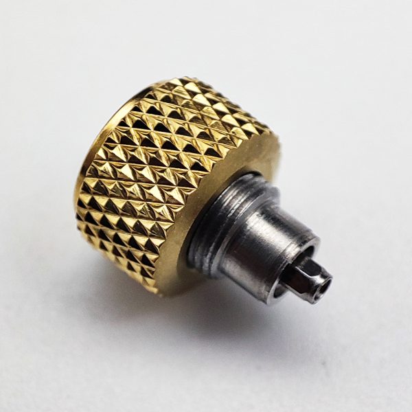 Wholesaler custom watch parts crown water resistant with pattern - Beryl Watch