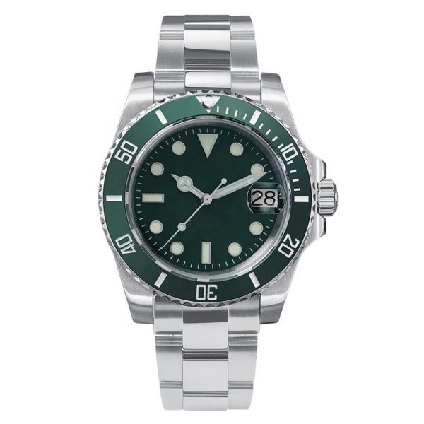 Custom Watch Automatic with Swiss Movement 10 ATM Waterproof Dive Watch by Expert Custom Watch Maker - Beryl Watch