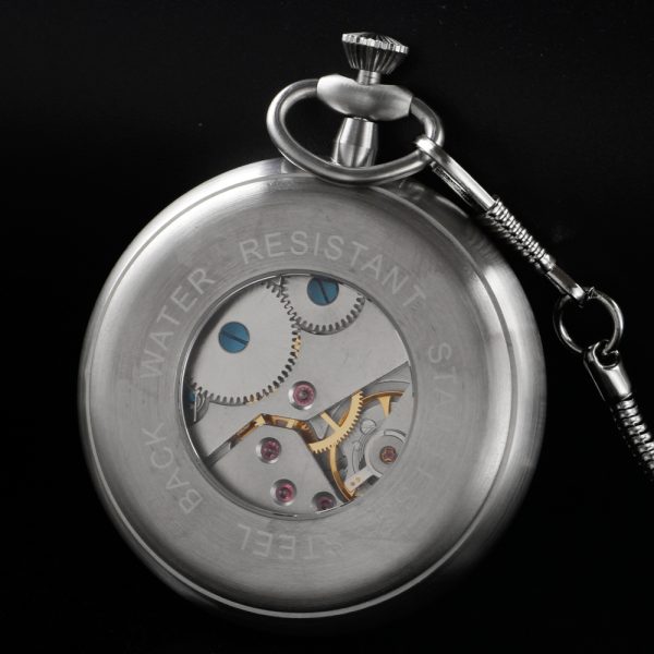 Custom classic mechanical pocket watch with modern design for men - Beryl Watch