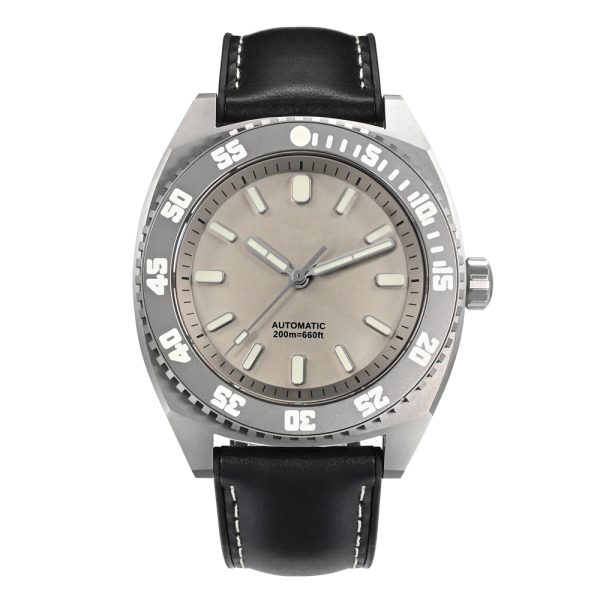 OEM Customised Titanium Watch Case with Swiss Made Automatic Movt for Mans Waterproof Titanium Diver Watch from Custom Watch Maker - Beryl Watch
