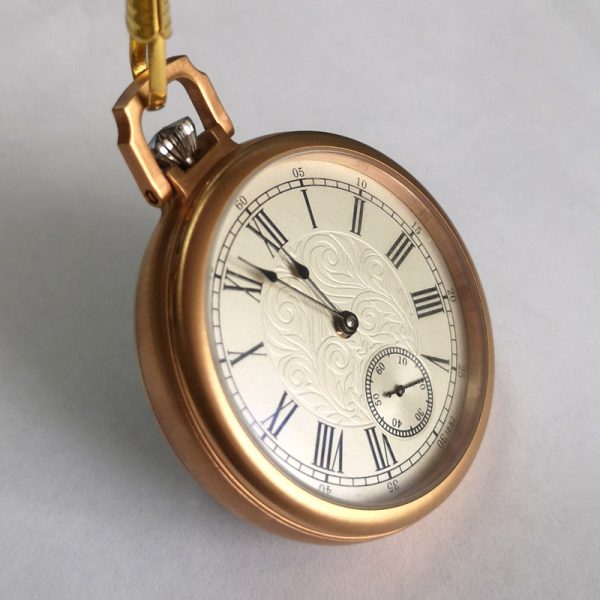Custom Logo Pocket Watch for Men Open Face Mechanical Pocket Watches by Expert Custom Watch Manufacturer - Beryl Watch