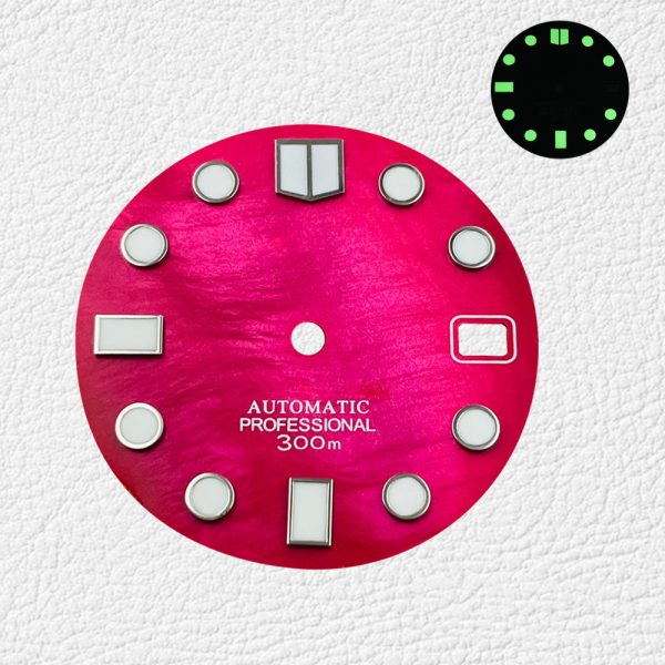 CNC custom design MOP watch face dial logo for quality diving automatic watches with luminous - Beryl Watch