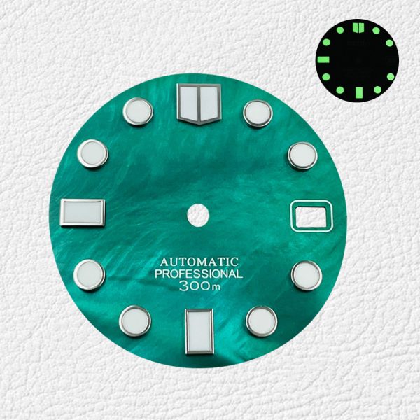 CNC custom design MOP watch face dial logo for quality diving automatic watches with luminous - Beryl Watch
