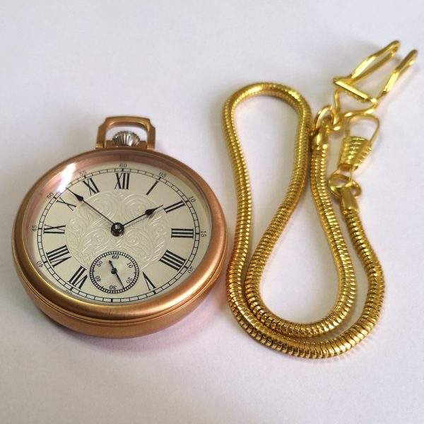 Custom Logo Pocket Watch for Men Open Face Mechanical Pocket Watches by Expert Custom Watch Manufacturer - Beryl Watch