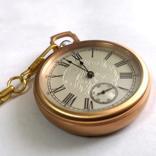 Custom Logo Pocket Watch for Men Open Face Mechanical Pocket Watches by Expert Custom Watch Manufacturer - Beryl Watch