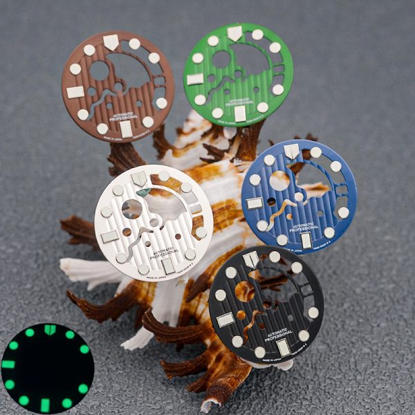 Manufacturer CNC Skeleton Watch Dial OEM ODM Design For Seiko 7s26 NH35 NH36 Movt - Beryl Watch