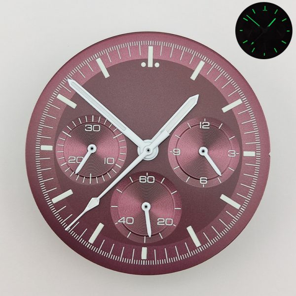 VK63 Watch Dial Parts and Customized Seiko Quality Dial Collection with Logo for Sale by Chronograph Watch Dial Maker - Beryl Watch