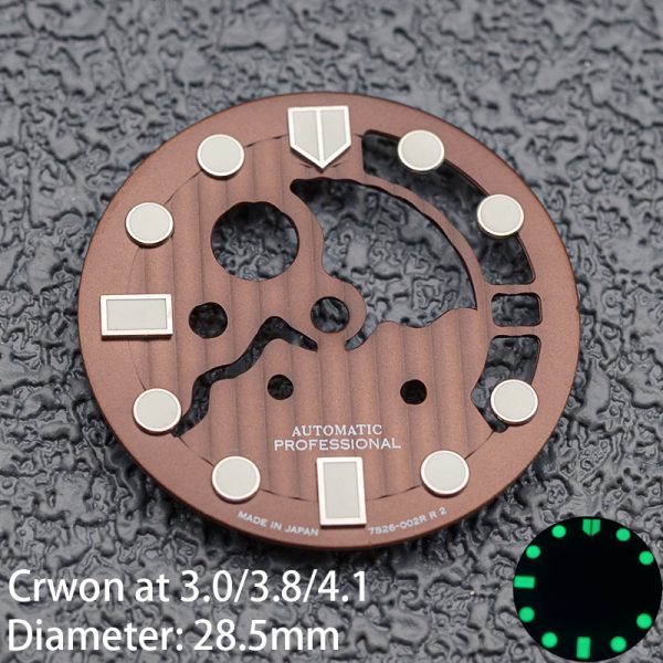 Manufacturer CNC Skeleton Watch Dial OEM ODM Design For Seiko 7s26 NH35 NH36 Movt - Beryl Watch