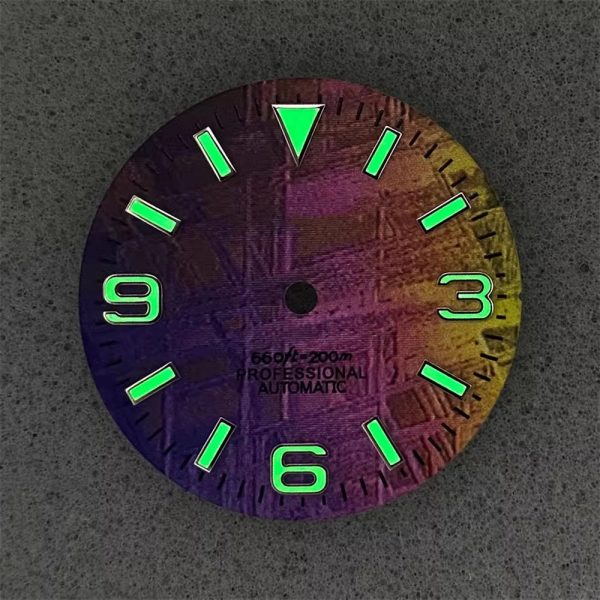 Customized Watch Meteorite Dial Gradient Colors with NH35 NH36 Movt Seiko Quality - Beryl Watch