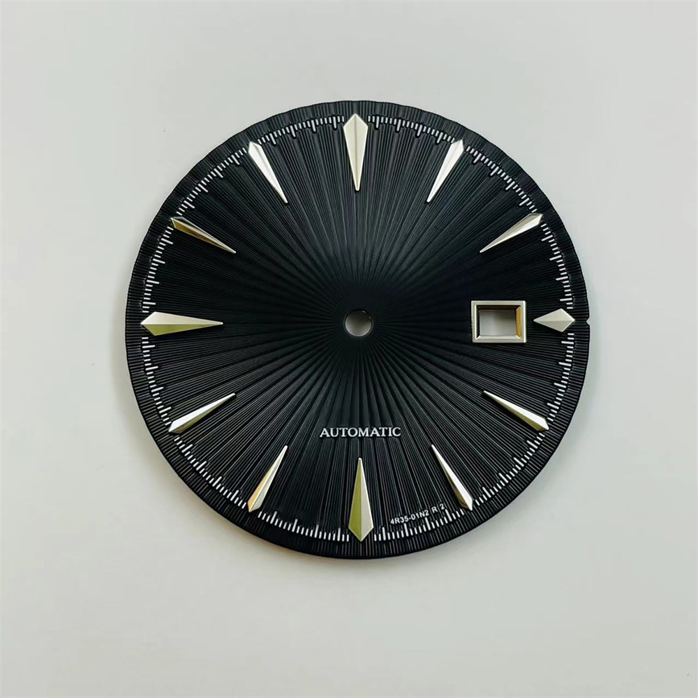 35mm S Logo Cocktail Gradient Dial Parts For NH35/NH36/4R Automatic Movement Watches Modification Accessories Seiko Quality - Beryl Watch