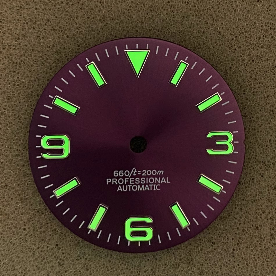 Rolex Quality Watch Spare Parts Dial 28.5mm with Metal Logo for Ultimate Watch Face Customization - Beryl Watch