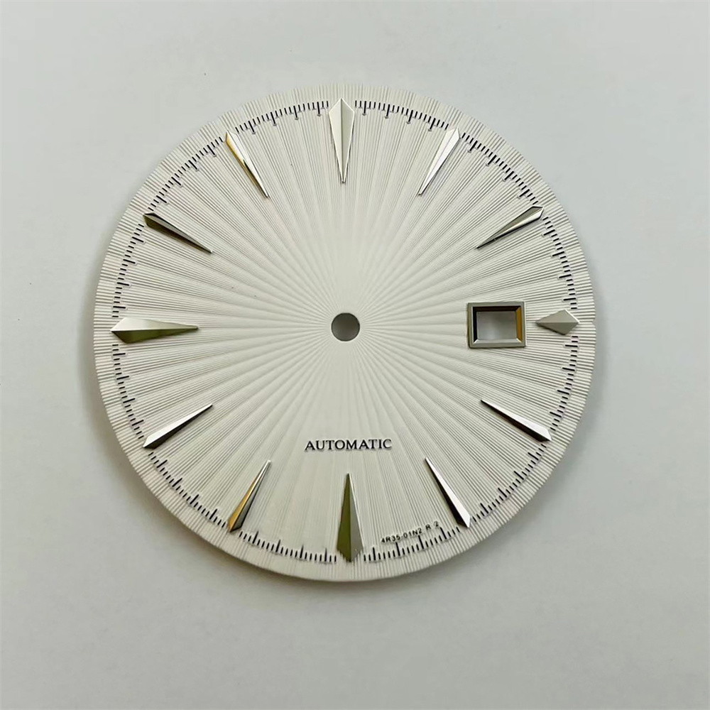 35mm S Logo Cocktail Gradient Dial Parts For NH35/NH36/4R Automatic Movement Watches Modification Accessories Seiko Quality - Beryl Watch