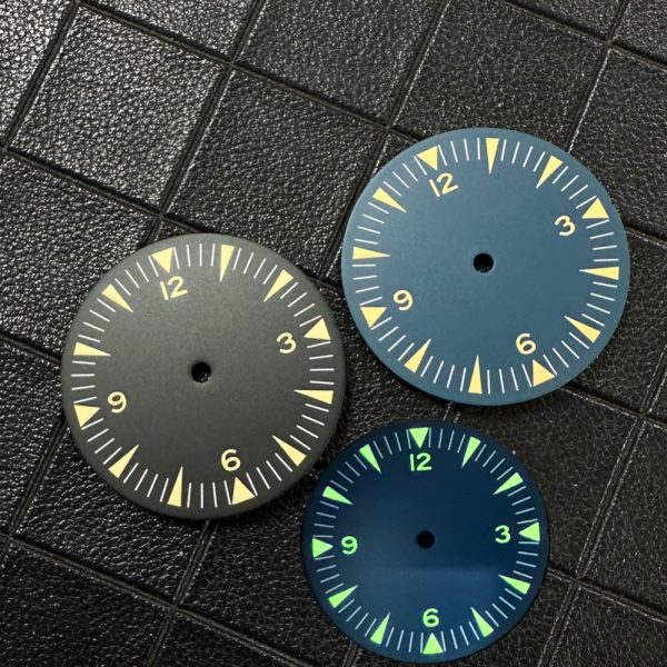 Bulk Wholesale Watch Dials Maker Custom Logo for NH35 Watch Face 31mm with Luminous markers - Beryl Watch